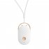 Mini Hanging Neck Negative  Ion Air Purifier Portable Pm2 5  Formaldehyde Removal  Necklace white