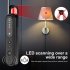 Mini Hidden Camera Detectors Anti Spy Detector Tracker Wireless Signal Scanner Device For Office Bedroom Cars Indoor black