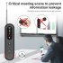 Mini Hidden Camera Detectors Anti Spy Detector Tracker Wireless Signal Scanner Device For Office Bedroom Cars Indoor black