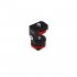 Mini Hot Shoe Adjustable Mount Holder on Camera Monitor Bracket Stand 1 4   Screw for Video Camera Monitor Fill Light Flash black