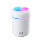 Mini Humidifier Personal Desktop Humidifier 300ml Volume 2 Mist Modes Super Quiet USB Power Supply Humidifier For Car Office Room Bedroom White300ml USB model