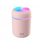 Mini Humidifier Personal Desktop Humidifier 300ml Volume 2 Mist Modes Super Quiet USB Power Supply Humidifier For Car Office Room Bedroom Pink300ml USB model