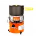 Mini Ice Fishing Heater Outdoor Portable Stainless Steel Oven Gas Heater 2000W