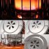 Mini Ice Fishing Heater Outdoor Portable Stainless Steel Oven Gas Heater 2000W