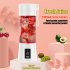 Mini Juicer Cup With 6 Blades Multifunctional Household Electric Juicer Blender Baby Food Mixing Machine black