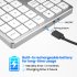 Mini Keyboard 35 Keys Portable 2 4G Wireless Office Keyboard Ultra Silence Keyboard For Laptop PC Computer Gamer black