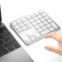 Mini Keyboard 35 Keys Portable 2 4G Wireless Office Keyboard Ultra Silence Keyboard For Laptop PC Computer Gamer black