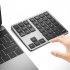 Mini Keyboard 35 Keys Portable 2 4G Wireless Office Keyboard Ultra Silence Keyboard For Laptop PC Computer Gamer black