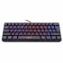 Mini Keyboard 61 key Rgb Lighting Usb Wired Abs Computer Gaming Keyboard black