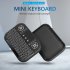 Mini Keyboard 84 Keys 2 4G Wireless Keyboard Gaming Keyboard With Backlight Touchpad Built In Battery Keyboard For PC Laptop Computer Tablet Gamer black