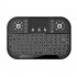 Mini Keyboard 84 Keys 2 4G Wireless Keyboard Gaming Keyboard With Backlight Touchpad Built In Battery Keyboard For PC Laptop Computer Tablet Gamer black