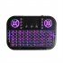 Mini Keyboard 84 Keys 2 4G Wireless Keyboard Gaming Keyboard With Backlight Touchpad Built In Battery Keyboard For PC Laptop Computer Tablet Gamer black