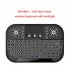 Mini Keyboard 84 Keys 2 4G Wireless Keyboard Gaming Keyboard With Backlight Touchpad Built In Battery Keyboard For PC Laptop Computer Tablet Gamer black