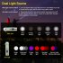 Mini Keychain Flashlight Multifunctional 400lm High Brightness Usb C Rechargeable Magnetic Torch Camping Light transparent Blue