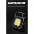 Mini Keychain Light Portable Lightweight Led Flashlight Work Light Outdoor Camping Lamp  with Stand  W5130 Mini Light  Black 