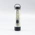 Mini Keyring Flashlight 500lm Type c Charging Portable Multi functional Outdoor Warning Camping Torch black