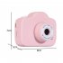 Mini Kid Camera Cartoon Camera 20 Million Pixels 2 Inch HD Ips Scherm Digitale Camera Projectie Video Camera Blue