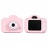 Mini Kid Camera Cartoon Camera 20 Million Pixels 2 Inch HD Ips Scherm Digitale Camera Projectie Video Camera Blue