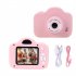 Mini Kid Camera Cartoon Camera 20 Million Pixels 2 Inch HD Ips Scherm Digitale Camera Projectie Video Camera Blue