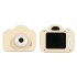 Mini Kid Camera Cartoon Camera 20 Million Pixels 2 Inch HD Ips Scherm Digitale Camera Projectie Video Camera Blue