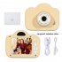 Mini Kid Camera Cartoon Camera 20 Million Pixels 2 Inch HD Ips Scherm Digitale Camera Projectie Video Camera Blue