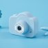 Mini Kid Camera Cartoon Camera 20 Million Pixels 2 Inch HD Ips Scherm Digitale Camera Projectie Video Camera Blue
