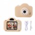 Mini Kid Camera Cartoon Camera 20 Million Pixels 2 Inch HD Ips Scherm Digitale Camera Projectie Video Camera Blue
