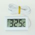 Mini LCD Digital Thermometer Fridge Freezer Thermometer for Fish Tank Aquarium black
