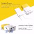 Mini LED Projector features DLP technology thanks to which it spoils you with deep color and stunning detail  Lightweight design can be easily carried around 