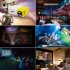 Mini LED Projector features DLP technology thanks to which it spoils you with deep color and stunning detail  Lightweight design can be easily carried around 