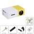Mini LED Projector features DLP technology thanks to which it spoils you with deep color and stunning detail  Lightweight design can be easily carried around 