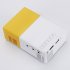 Mini LED Projector features DLP technology thanks to which it spoils you with deep color and stunning detail  Lightweight design can be easily carried around 