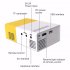 Mini LED Projector features DLP technology thanks to which it spoils you with deep color and stunning detail  Lightweight design can be easily carried around 