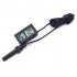 Mini Lcd Digital Thermometer  Hygrometer Indoor Temperature Humidity Meter W probe White