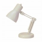 Mini Led  Desk Reading  Lamp 180 Degrees Rotation Clip-on Travel Lamp Portable High Bright Warm Light Book Lamp Perfect Gift White
