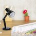 Mini Led  Desk Reading  Lamp 180 Degrees Rotation Clip on Travel Lamp Portable High Bright Warm Light Book Lamp Perfect Gift black