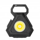 Mini Led Flashlight 7 Modes Portable Ultra-light Usb Rechargeable Keychain Work Light With Strong Magnet W5128 Light