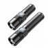 Mini Led Flashlight Type C Rechargeable Multifunctional Outdoor Portable Strong Light Zoomable Torch long standard