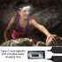 Mini Led Headlamp 5 Modes Usb Rechargeable Outdoor Sports Cob Induction Headlight Head Flashlight Torch black