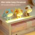Mini Led Night Light Cartoon Cute Dog Deer Shape Table Lamp Ornaments Desktop Mobile Phone Bracket blue   puppy
