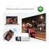 Mini Led Projector Wifi Wireless Mirror Phone Miracast 1080P Lcd Video Movie Party Projector T5 Smart Version EU Plug