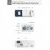 Mini Led Projector Wifi Wireless Mirror Phone Miracast 1080P Lcd Video Movie Party Projector T5 Smart Version US Plug