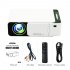 Mini Led Projector Wifi Wireless Mirror Phone Miracast 1080P Lcd Video Movie Party Projector T5 Smart Version US Plug