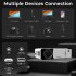Mini Led Projector Wifi Wireless Mirror Phone Miracast 1080P Lcd Video Movie Party Projector T5 Smart Version EU Plug