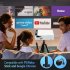 Mini Led Projector Wifi Wireless Mirror Phone Miracast 1080P Lcd Video Movie Party Projector T5 Smart Version EU Plug