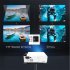Mini Led Projector Wifi Wireless Mirror Phone Miracast 1080P Lcd Video Movie Party Projector T5 Smart Version EU Plug