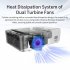 Mini Led Projector Wifi Wireless Mirror Phone Miracast 1080P Lcd Video Movie Party Projector T5 Smart Version EU Plug