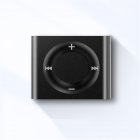 Mini MP3 Music Player Metal Audio Player Built-in Speaker Headphones Tf Card Portable Digital Music Player For Students black