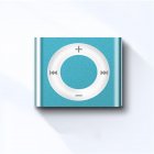 Mini MP3 Music Player Metal Audio Player Built-in Speaker Headphones Tf Card Portable Digital Music Player For Students light blue