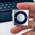 Mini MP3 Music Player Metal Audio Player Built in Speaker Headphones Tf Card Portable Digital Music Player For Students light blue